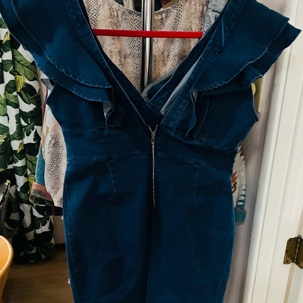 Jean mini dress